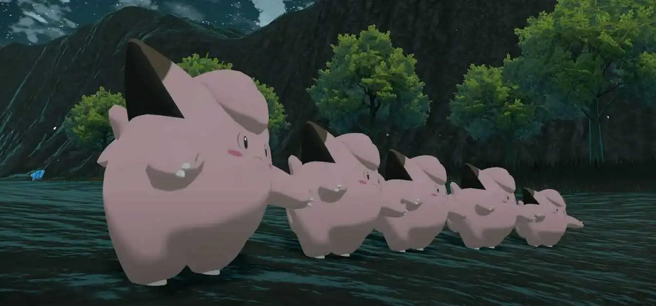 Pokemon Legends : Arceus - Guide de demande de la danse au clair de lune de la Cleffairy