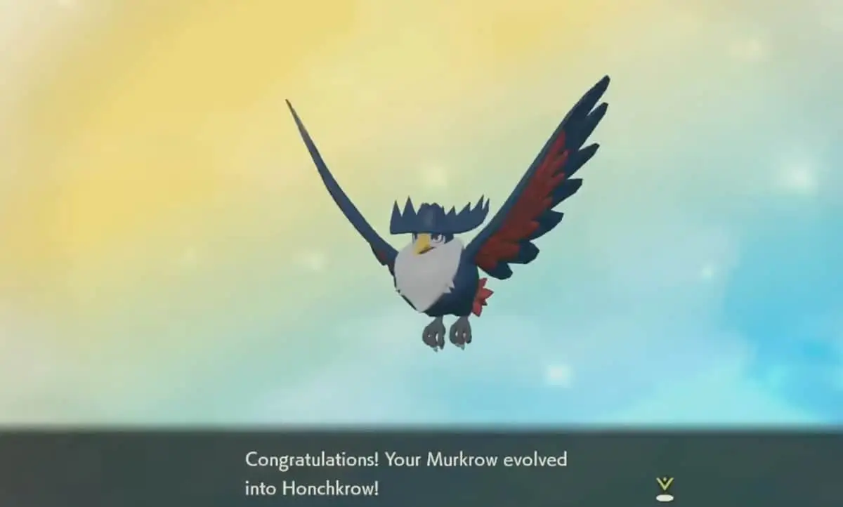 Comment faire évoluer Murkrow dans Pokemon Legends Arceus