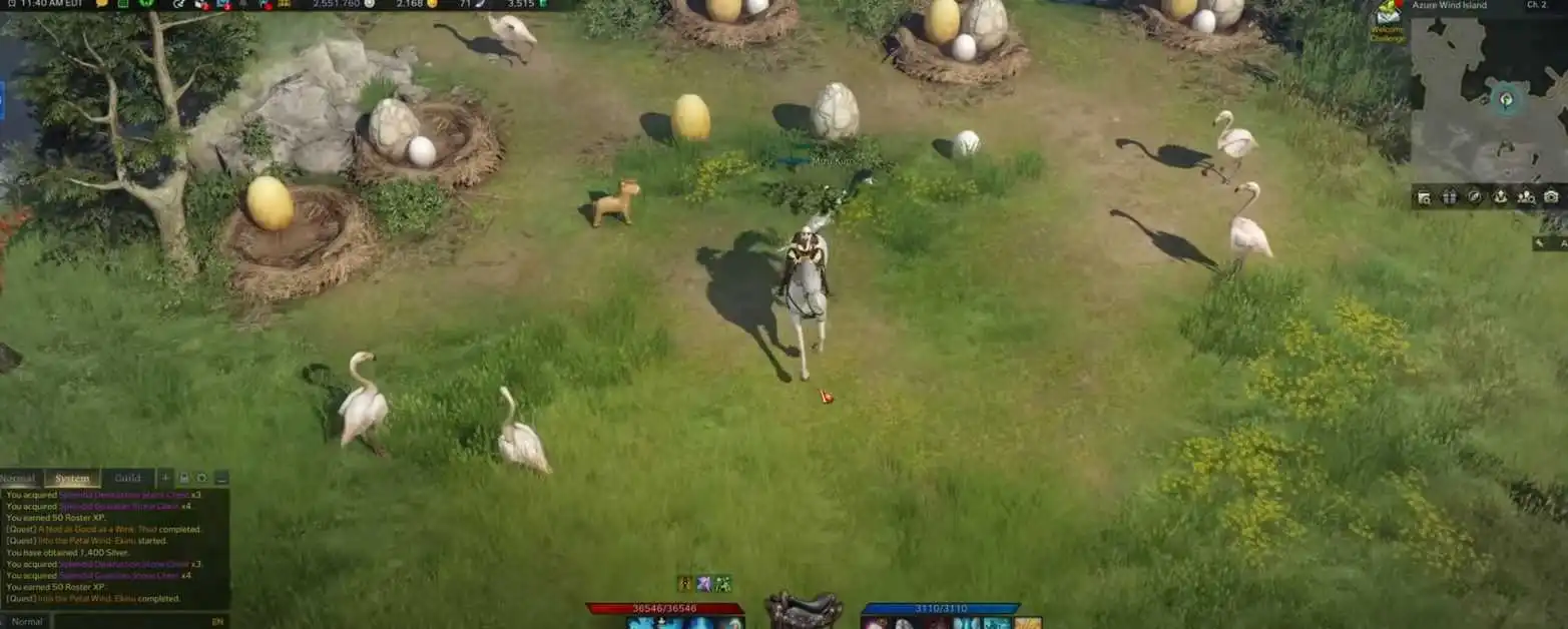 Lost Ark : Guide de l'île du Vent d'Azur