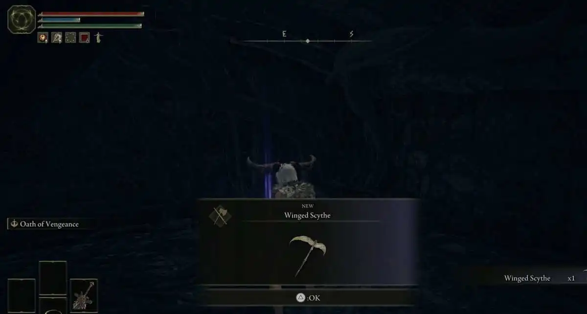 Où trouver la faux ailée dans Elden Ring