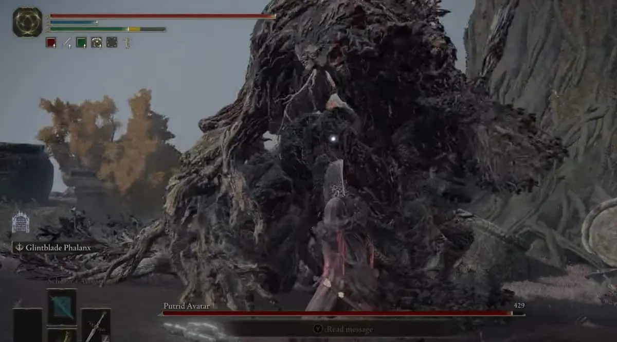 Elden Ring : Guide du boss Putrid Avatar