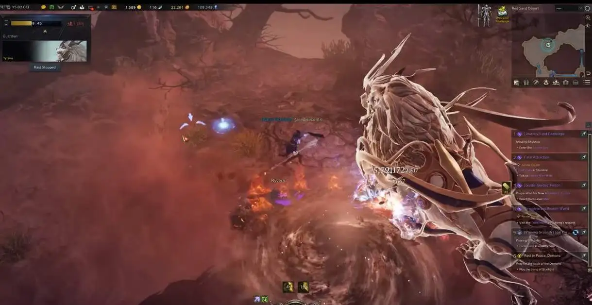 Lost Ark : Guide du raid du gardien Tytalos