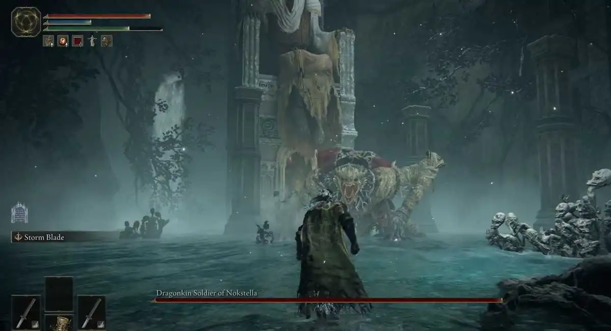 Elden Ring : Guide de boss Dragonkin Soldat de Nokstella