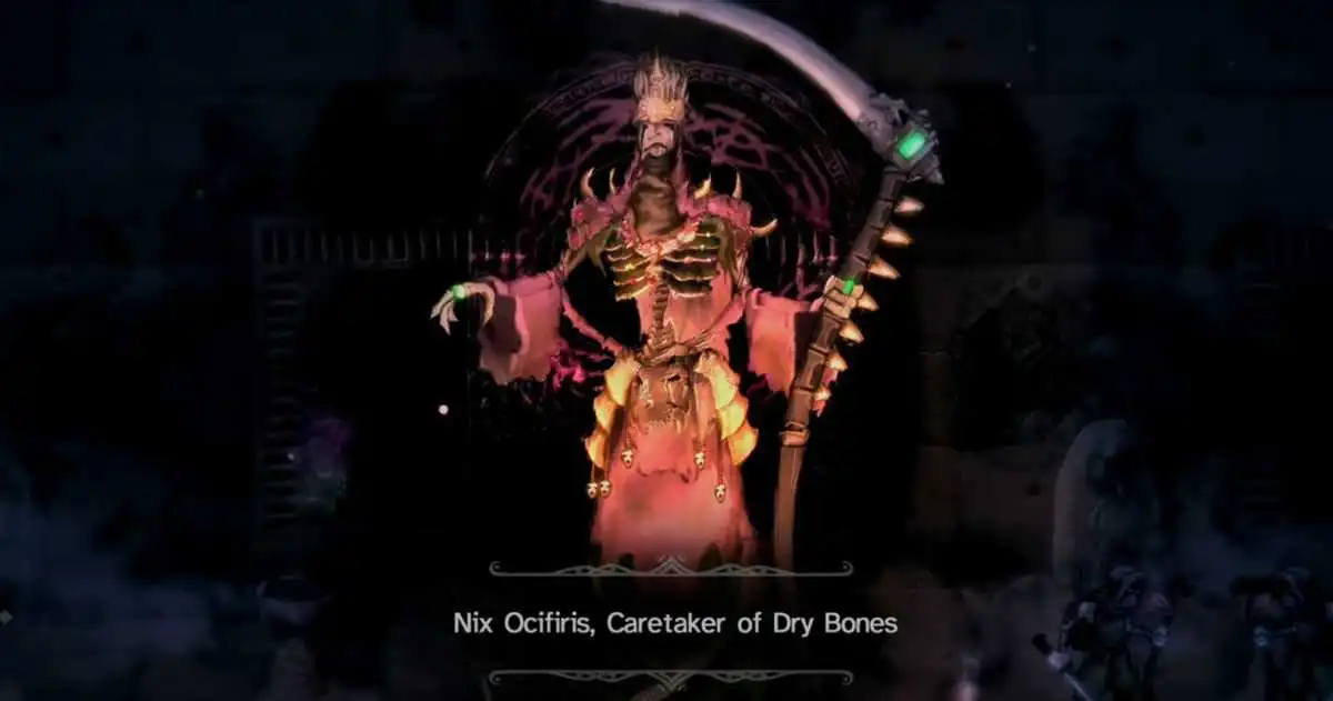 Salt and Sacrifice : Guide de chasse du mage Nix Ocifiris