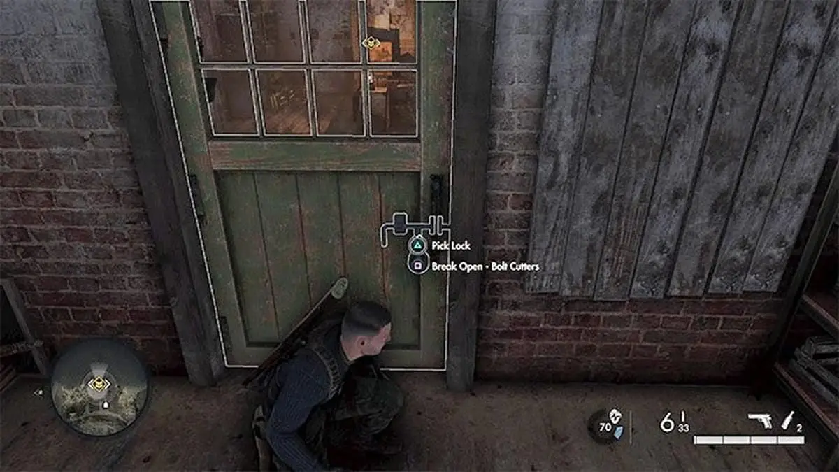 Sniper Elite 5 : Comment trouver et utiliser des coupe-boulons et des pieds de biche