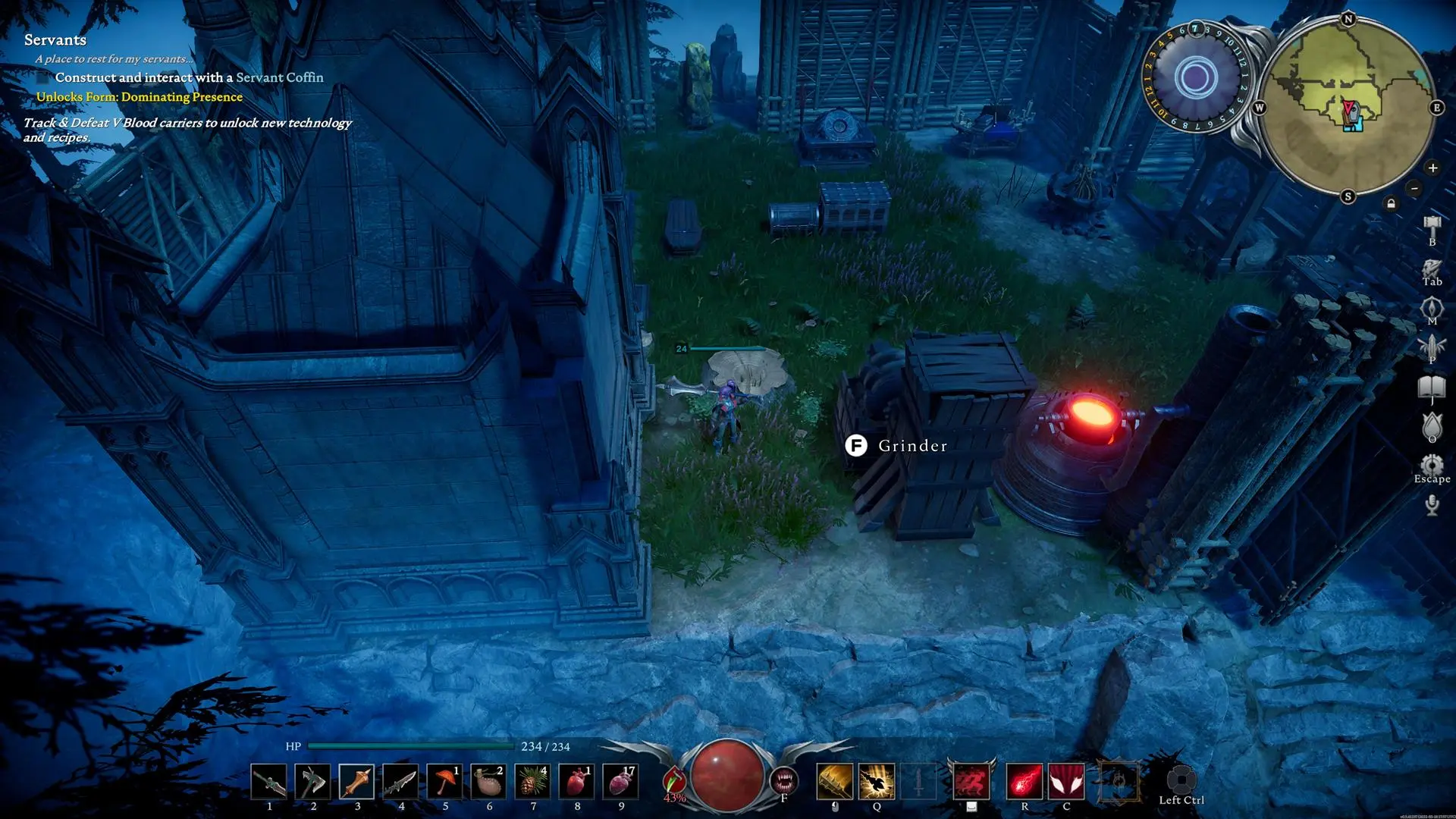 V Rising : Guide de localisation de Castle Roofs et Whetstone