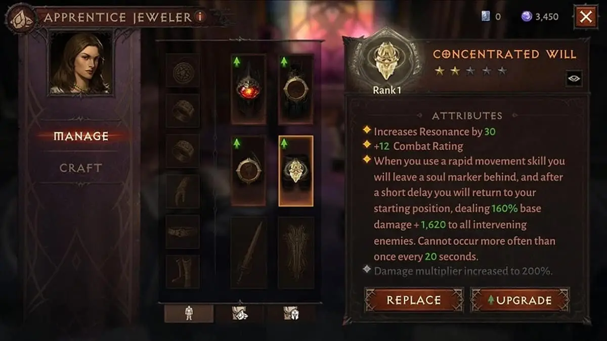 Diablo Immortal : Guide des bijous