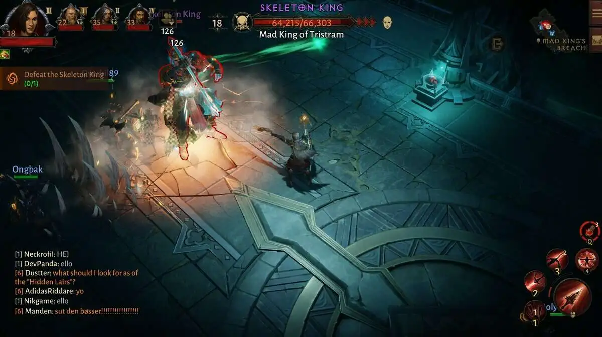 Diablo Immortal : Guide du donjon de la brèche du Roi Fou
