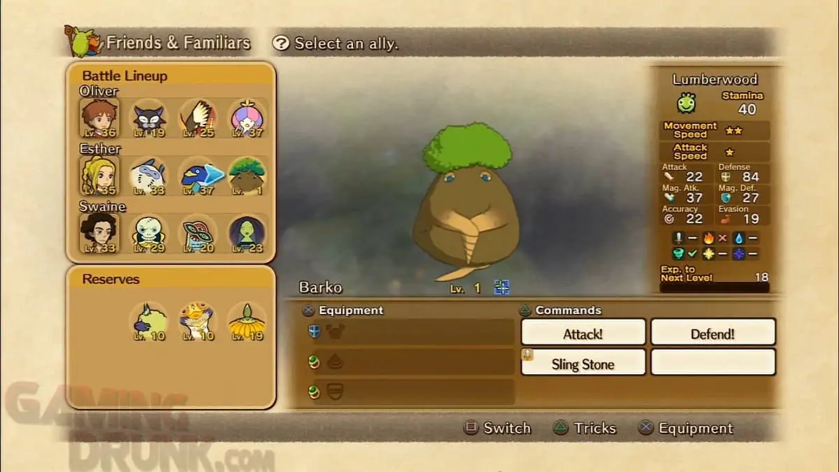 Comment attraper un Lumberwood dans Ni no Kuni