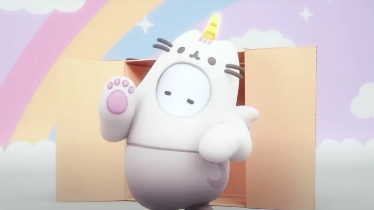 La collaboration entre Fall Guys et Pusheen apporte d'adorables skin