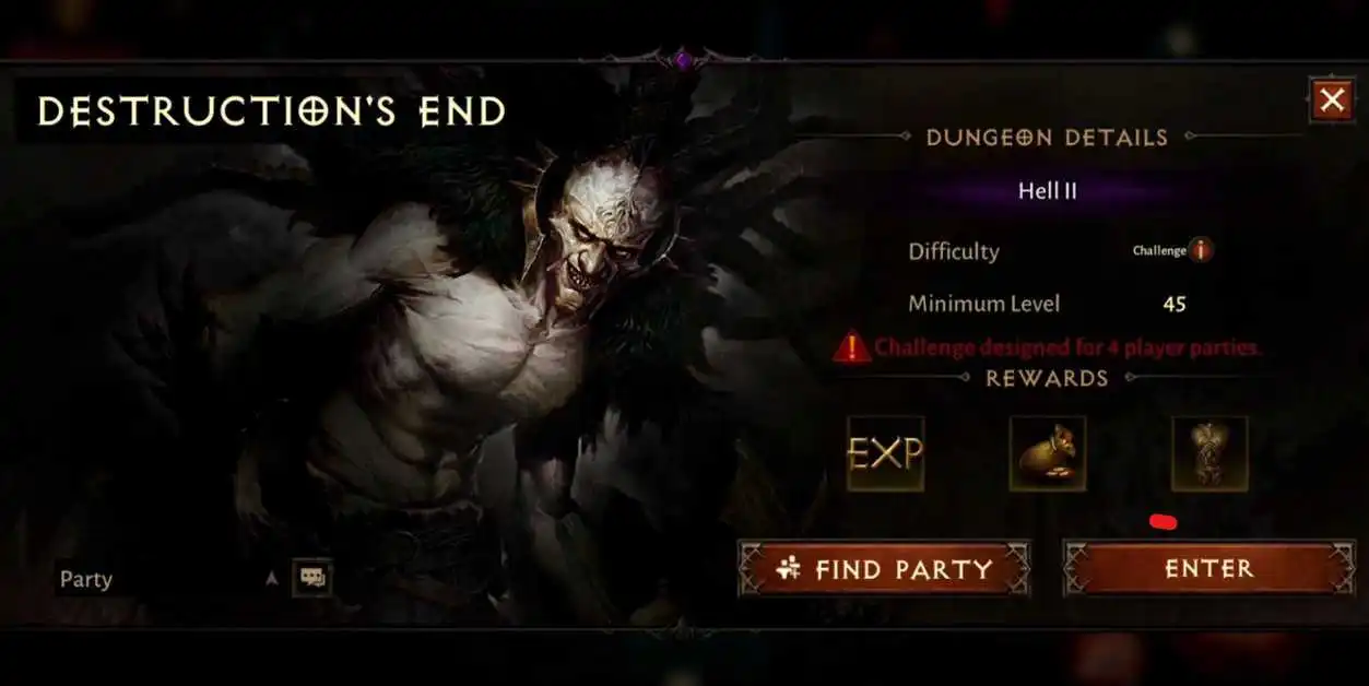 Diablo : Immortal - Guide du donjon de Destruction's End