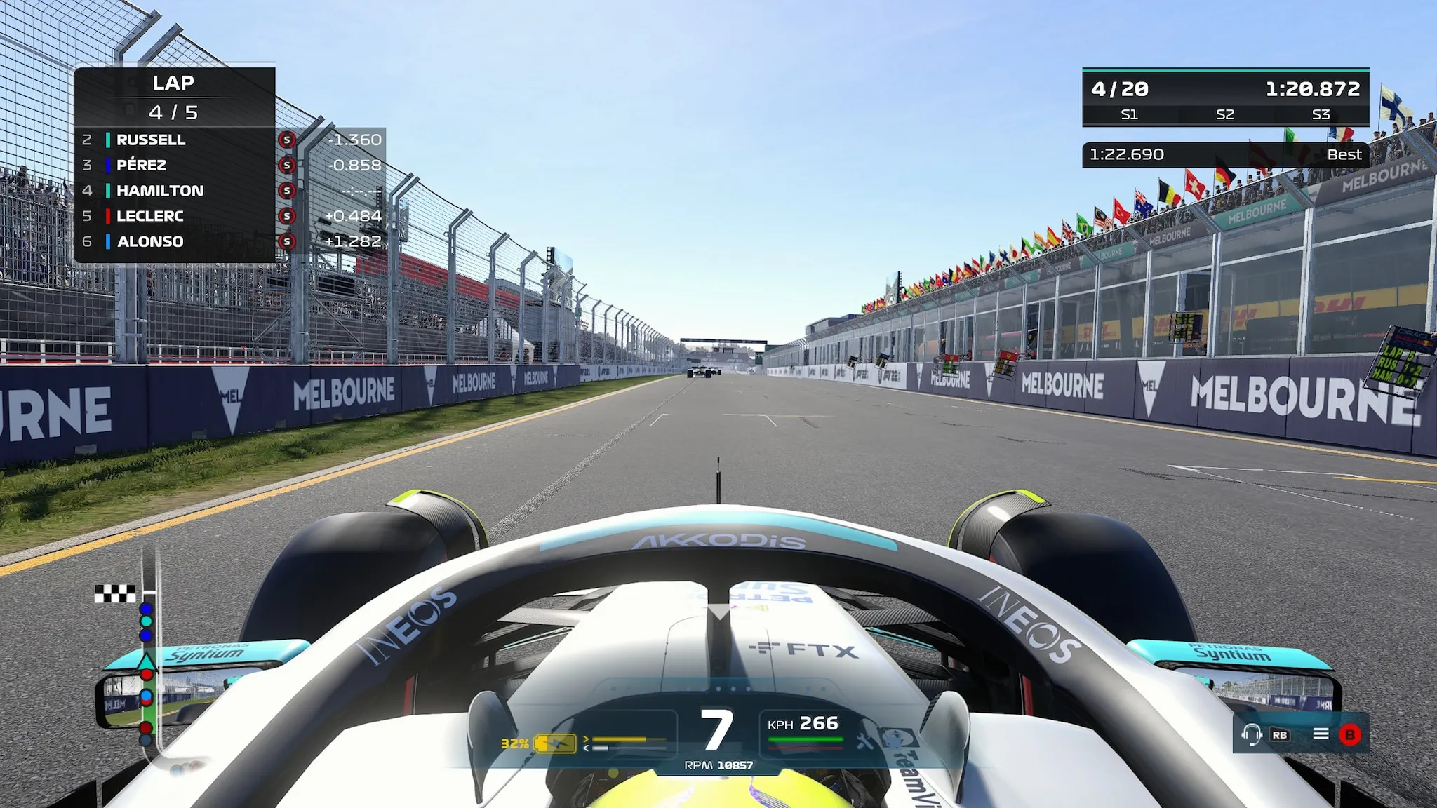 F1 22 : Australie - Guide d'installation pour les conditions sèches et humides
