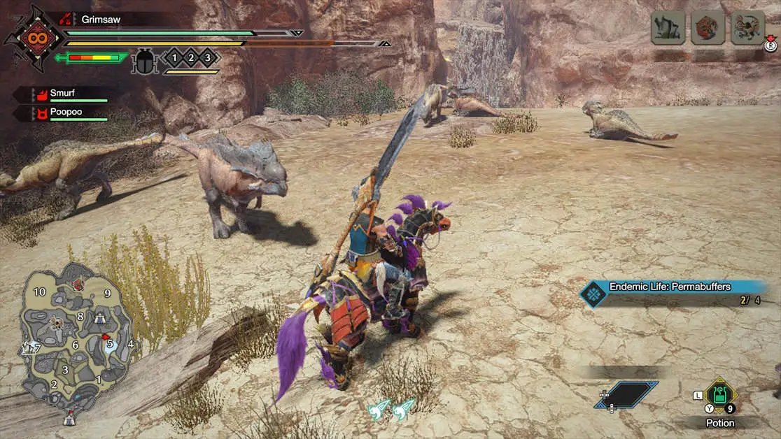 Monster Hunter Rise : Sunbreak - Guide des emplacements de sous-camps