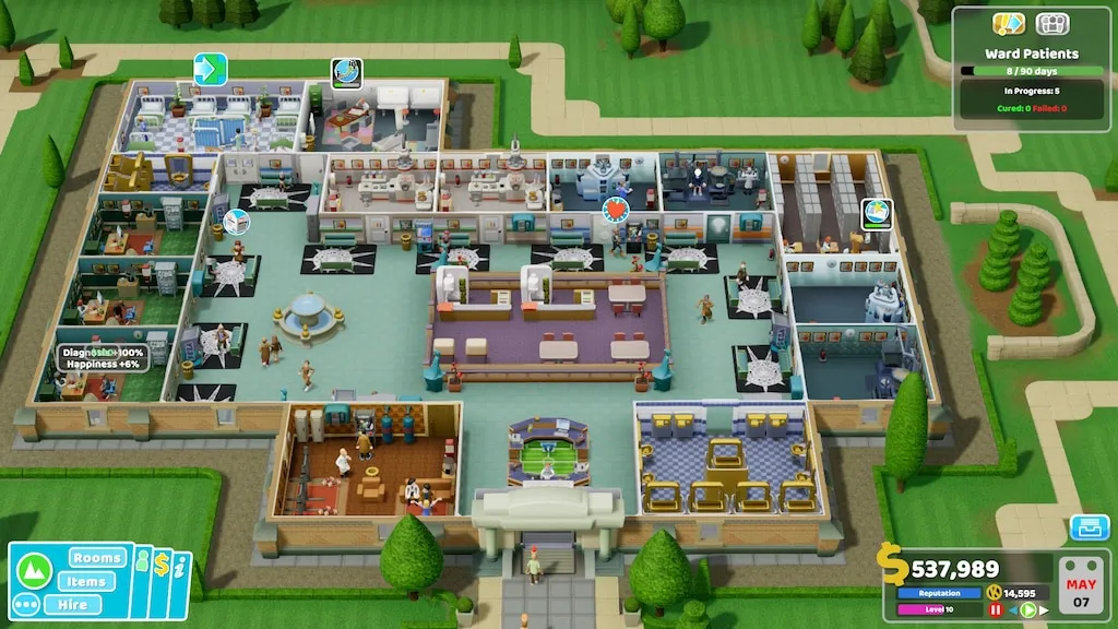 Two Point Hospital : Guide Hogsport