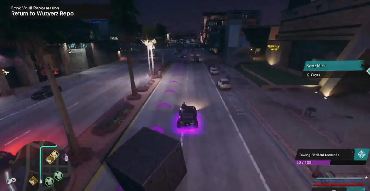 Saints Row : Comment tracter