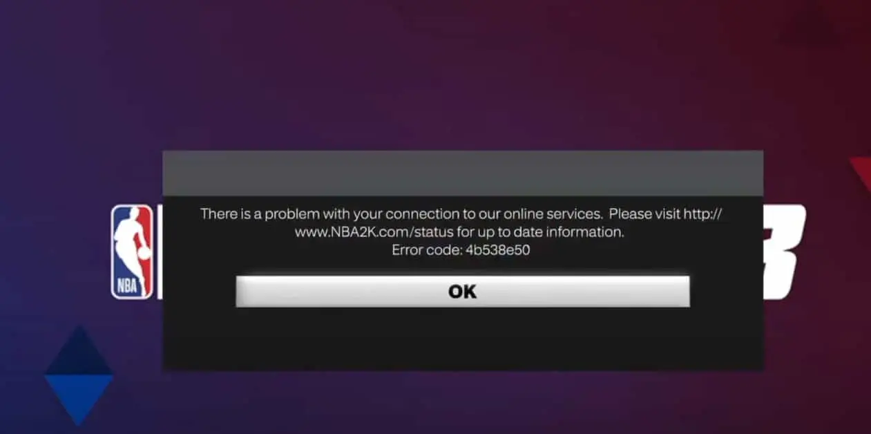Est-il possible de corriger le code d'erreur 4B538E50 dans NBA 2K23