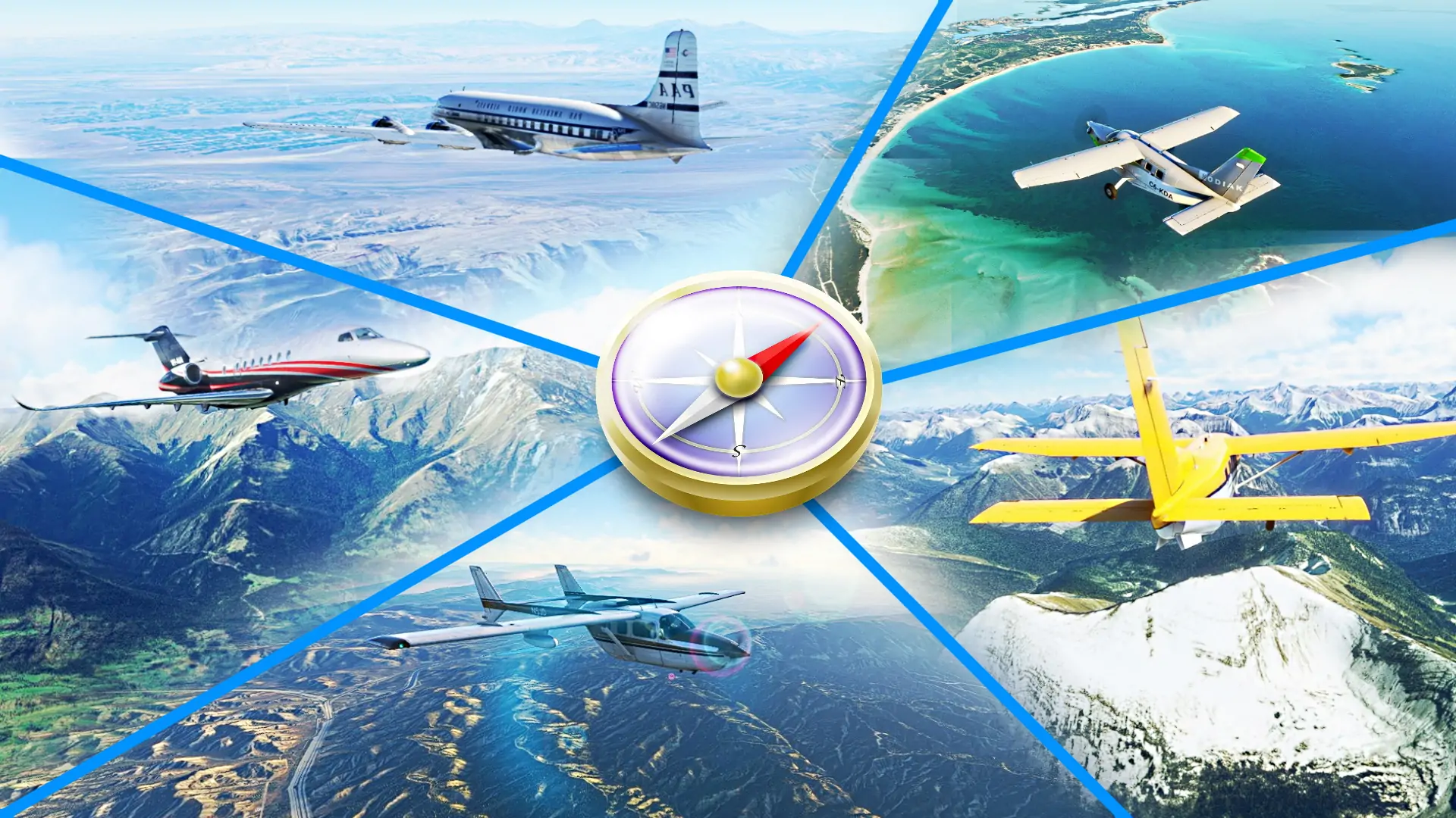 Sim Scenes - Un guide de voyage pour Microsoft Flight Simulator