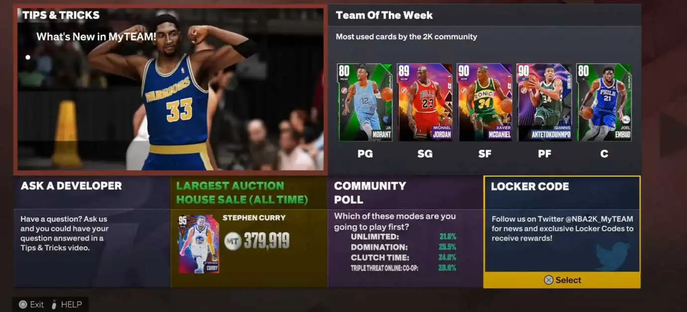 NBA 2K23 : Codes des casiers (septembre 2023)