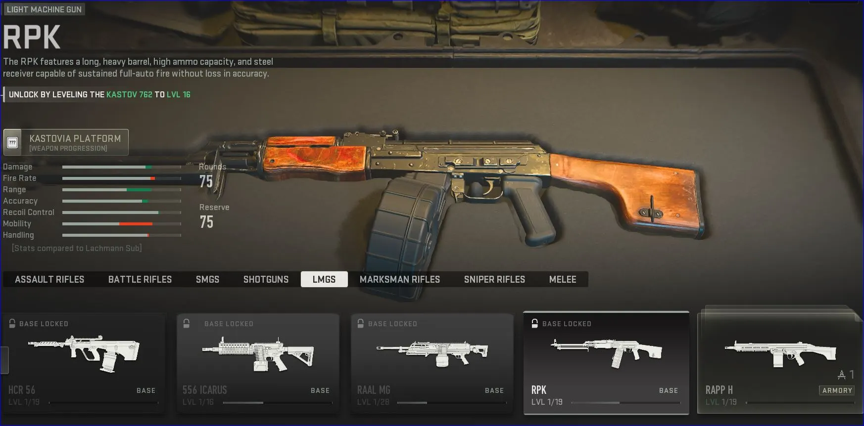 Call Of Duty : Warzone 2 - Les Meilleurs chargeur RPK, avantages et pièces jointes