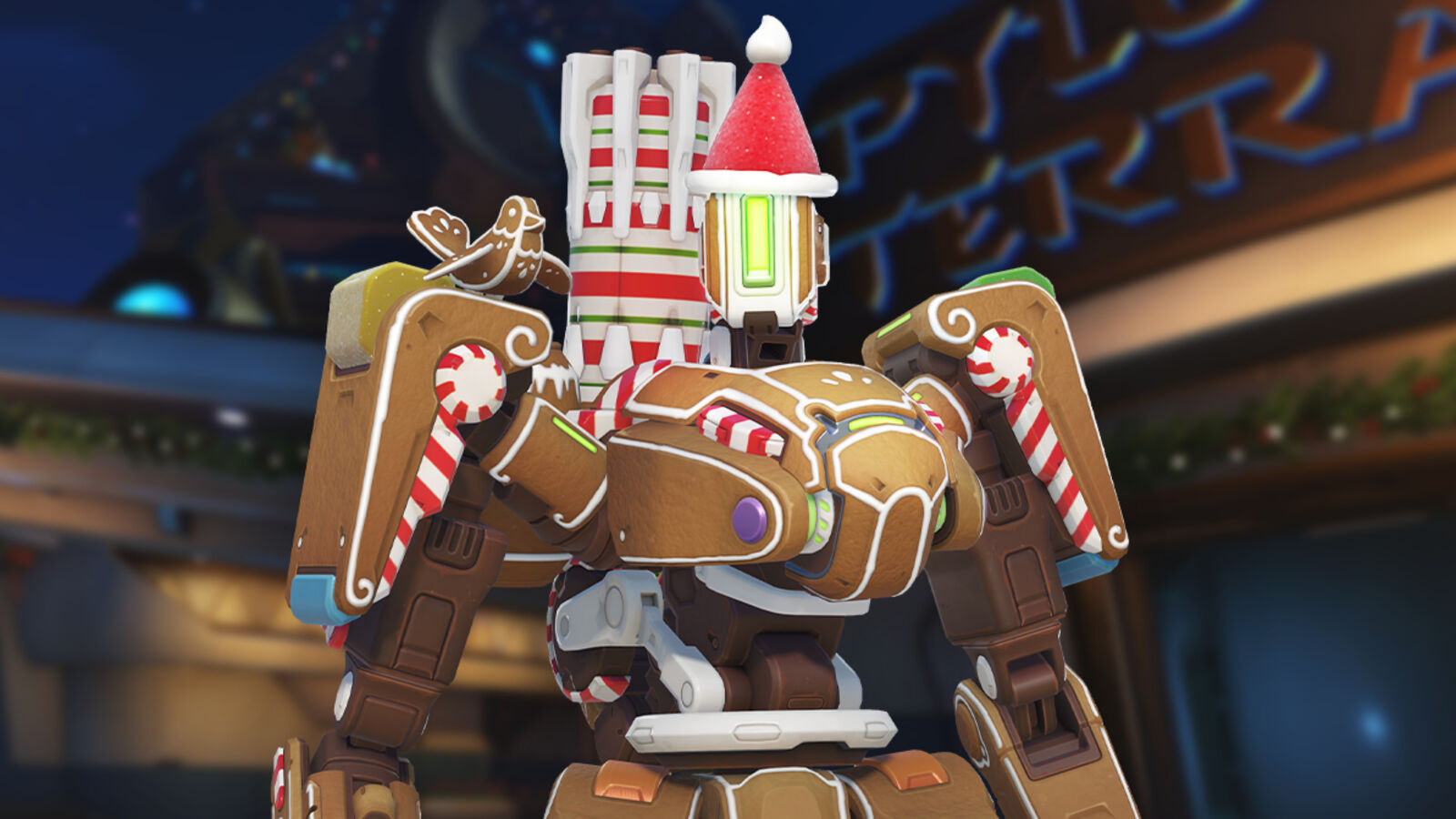 Obtenez un skin Bastion pain d'épice pour une seule pièce de monnaie Overwatch