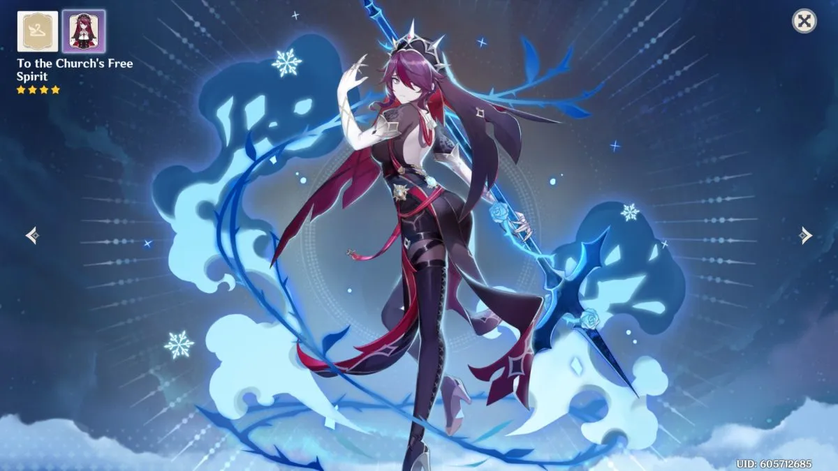 Genshin Impact : Guide des meilleurs comps d'équipe de Rosaria