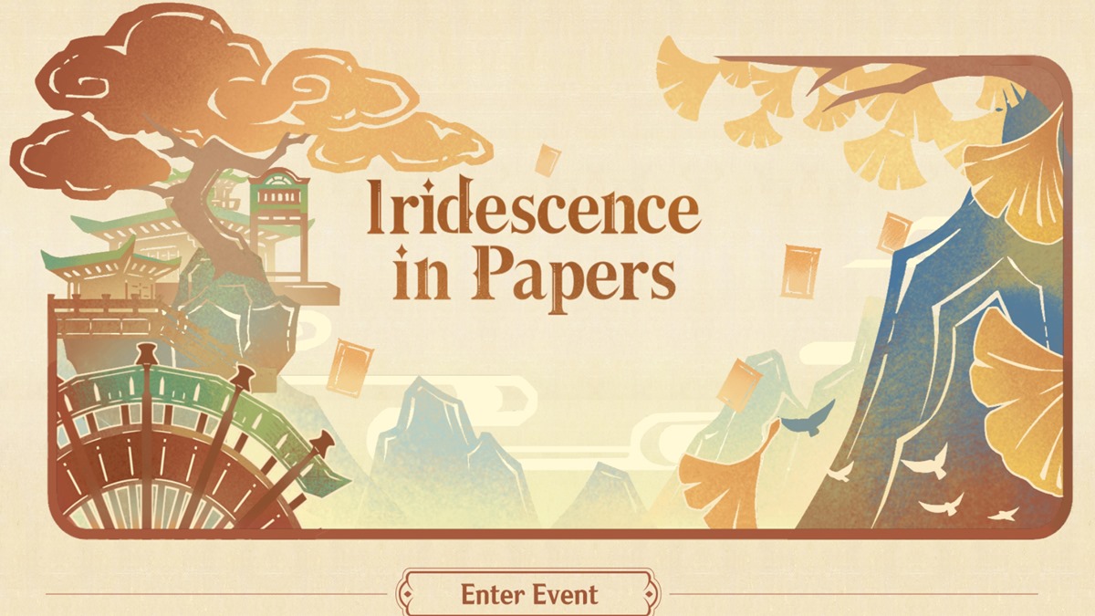Genshin Impact Événement Web : Guide de l'iridescence dans les papiers