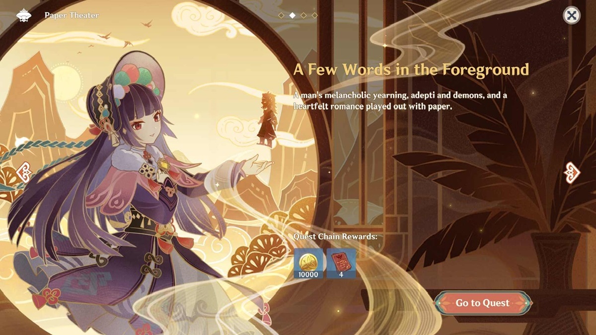 Genshin Impact : Guide du théâtre en papier (Lantern Rite 2023)