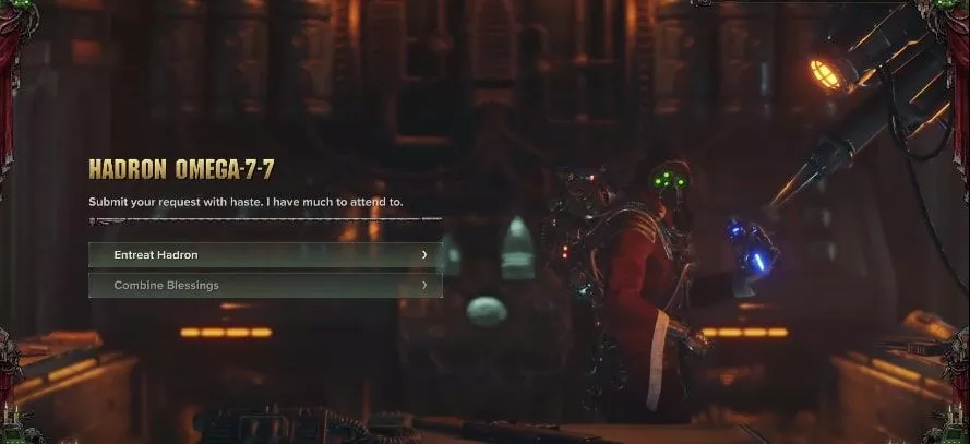 Warhammer 40K : Darktide - Liste des bénédictions
