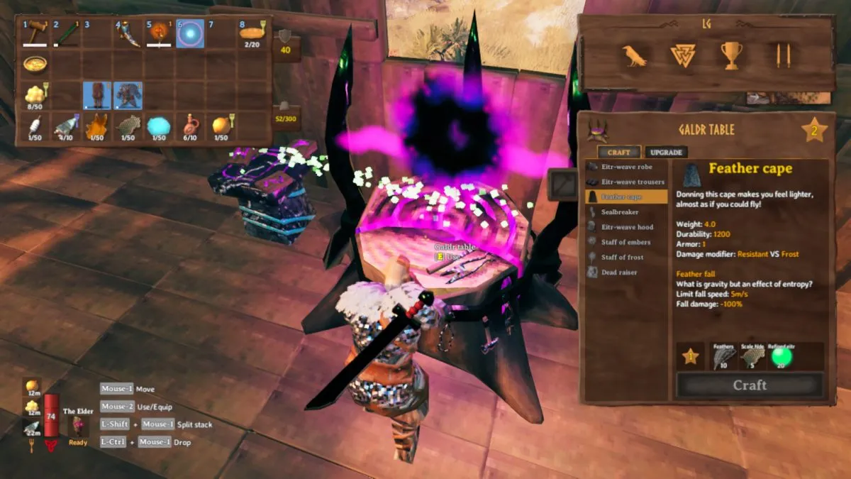 Comment fabriquer des objets magiques dans la table de Valheim