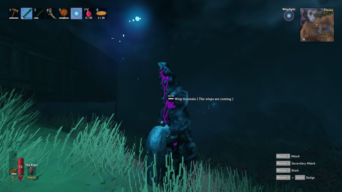Valheim : Comment fabriquer une fontaine Wisp