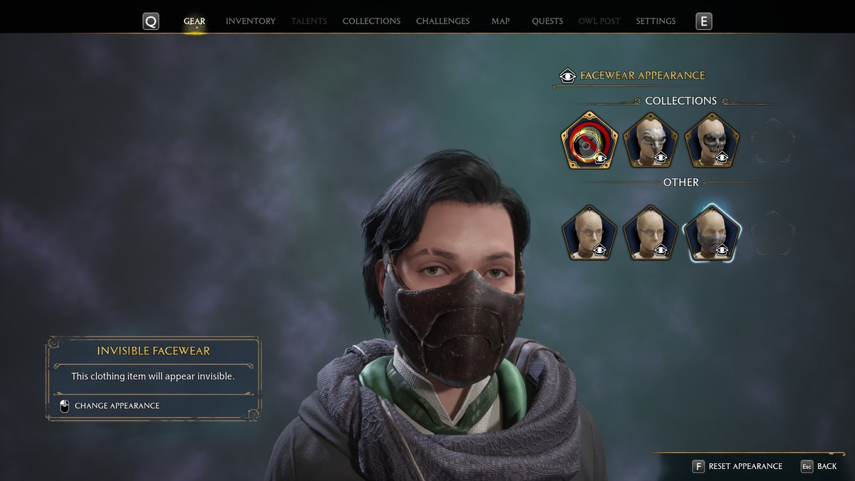 Hogwarts Legacy Comment transmogrifier l'apparence de vos objets d'équipement