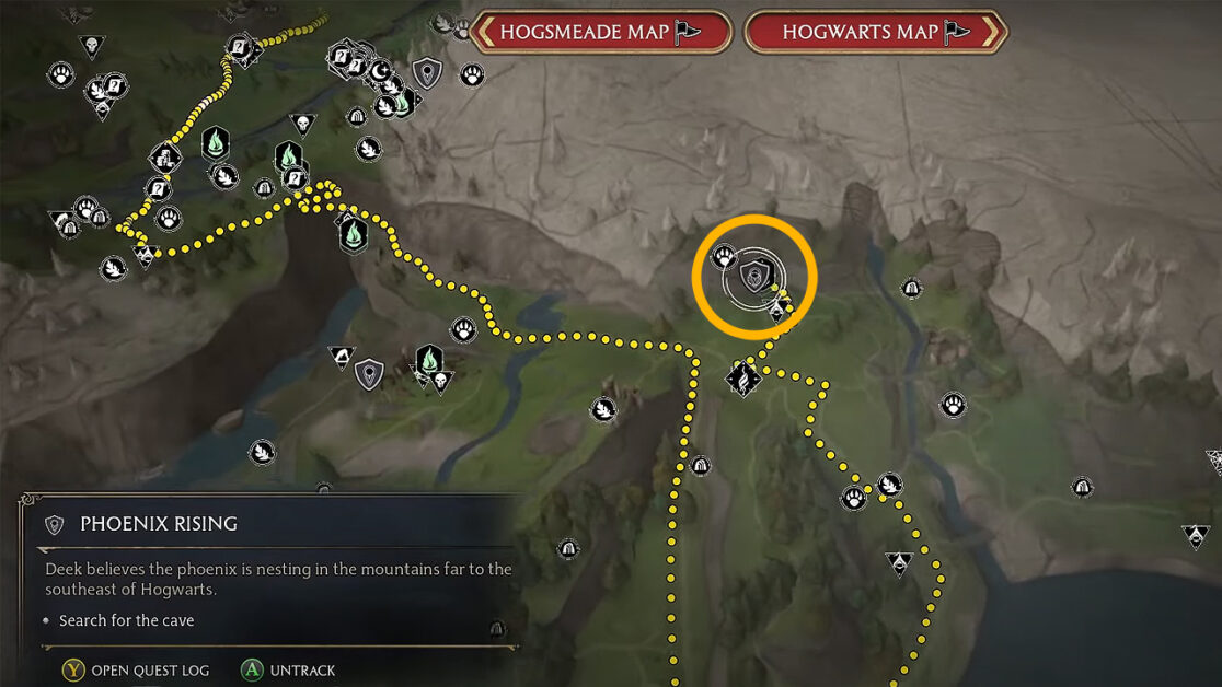 Hogwarts Legacy  Carte Phénix