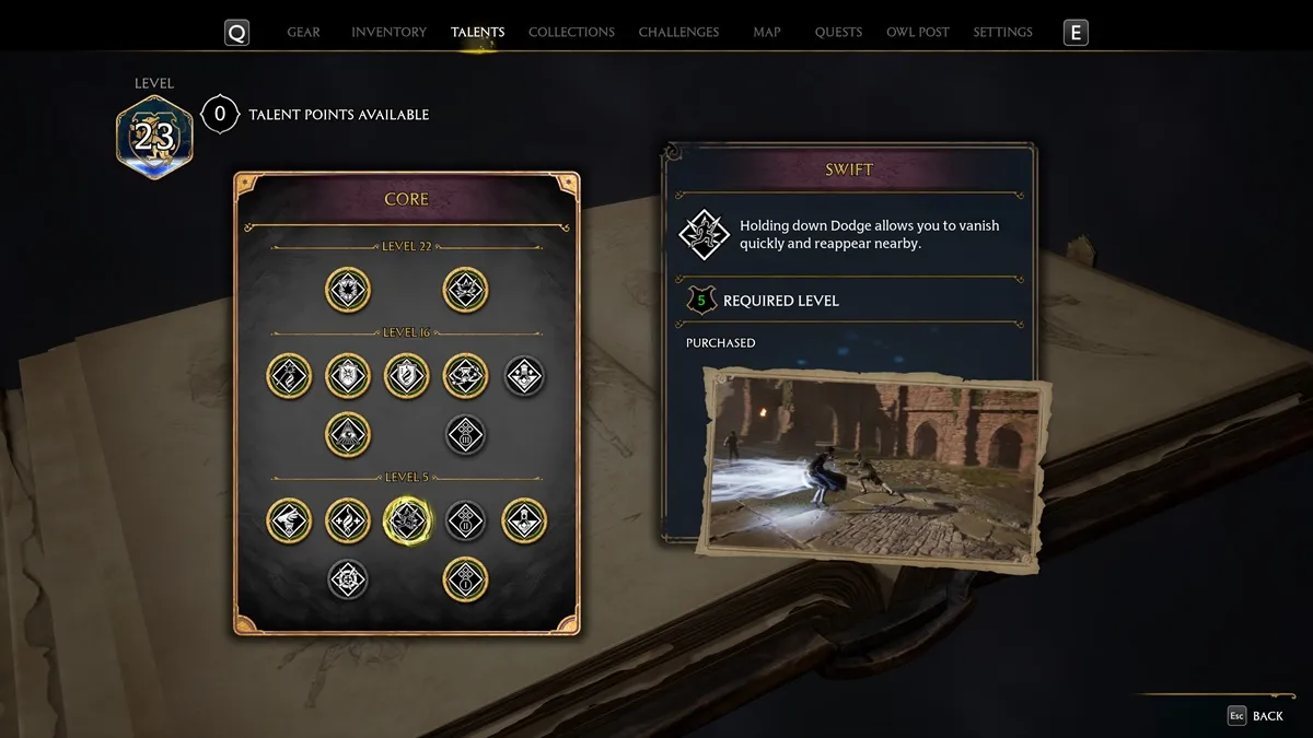 Guide des meilleurs talents de l'héritage de Poudlard 2