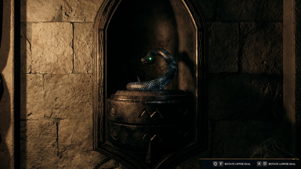 Hogwarts Legacy Crucio Spell Unlock Cruciatus Curse Unforgivable Curses Slytherin Snake Puzzle In The Shadow Of The Study 1