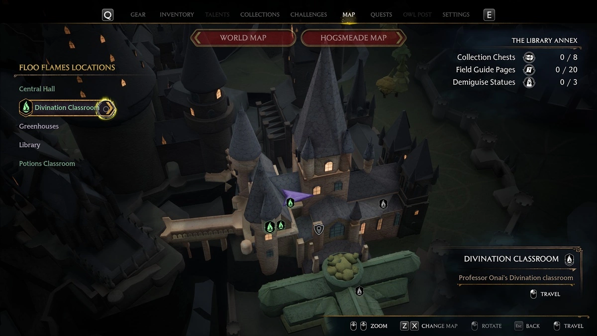 Hogwarts Legacy Divination Classroom Door Puzzle Divination Tower Door Puzzles Guide 1a