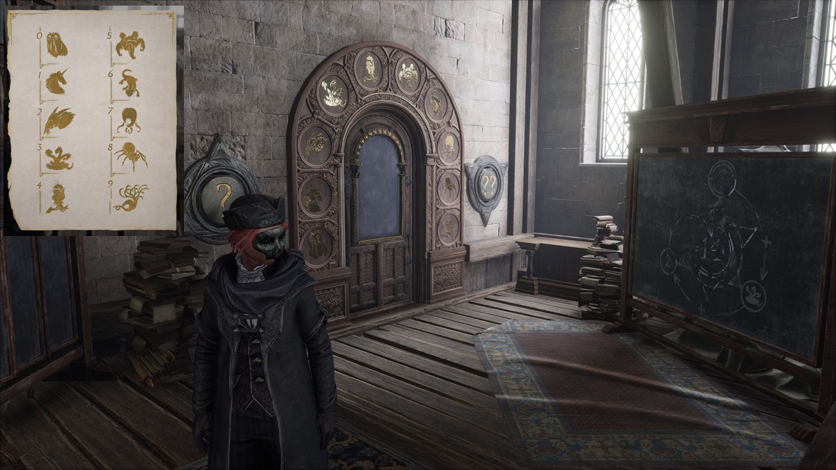 Hogwarts Legacy Divination Classroom Door Puzzle Divination Tower Door Puzzles Guide 2a