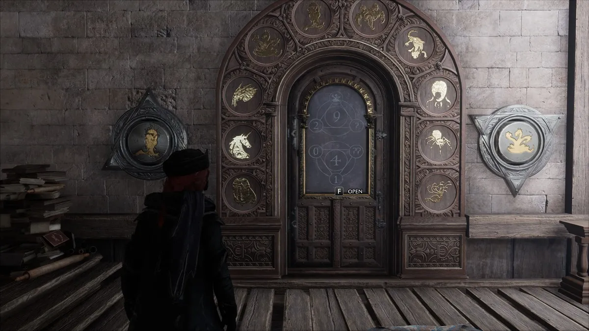 Hogwarts Legacy Divination Classroom Door Puzzle Divination Tower Door Puzzles Guide 2b