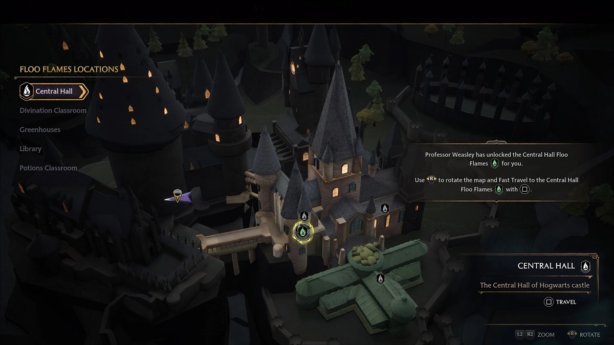Hogwarts Legacy : Comment voyager rapidement avec Floo Flames