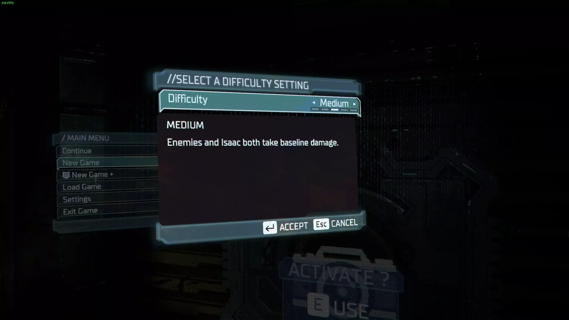 Dead Space Remake : Comparaison des options de difficulté