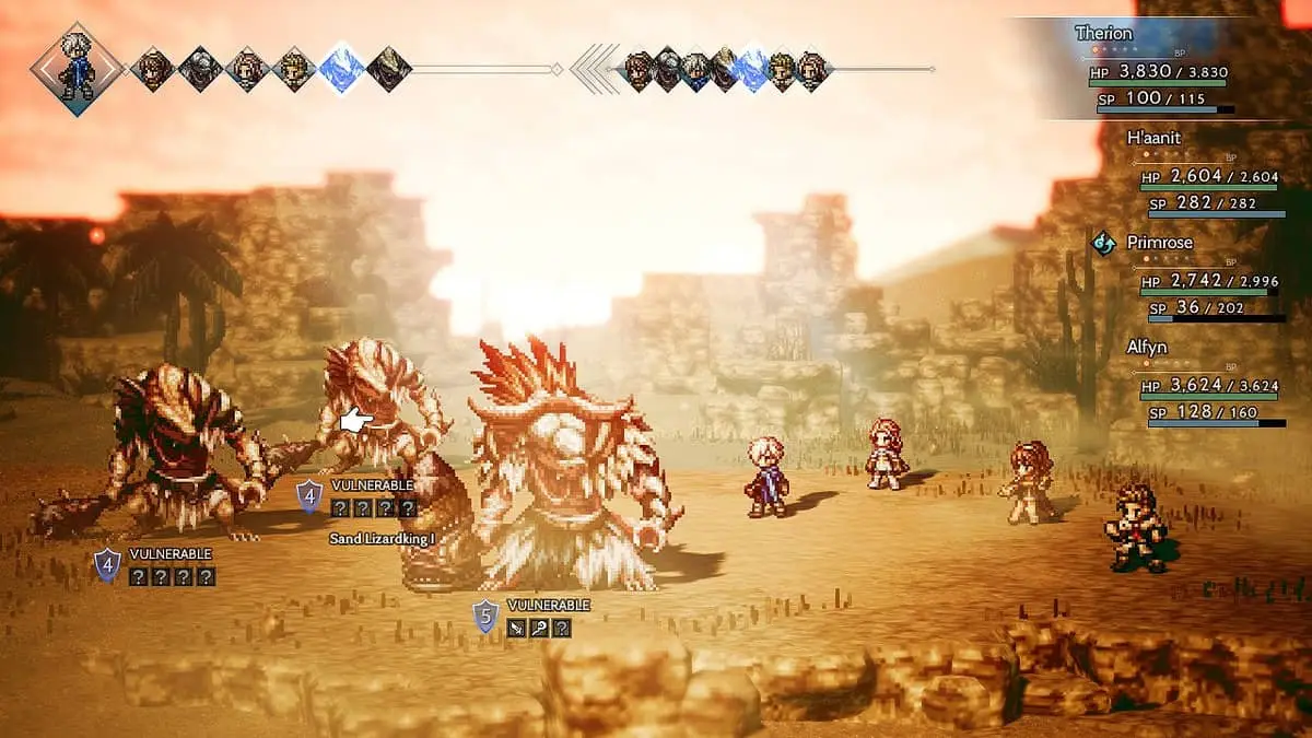 Octopath Traveler : Guide des faiblesses des ennemis