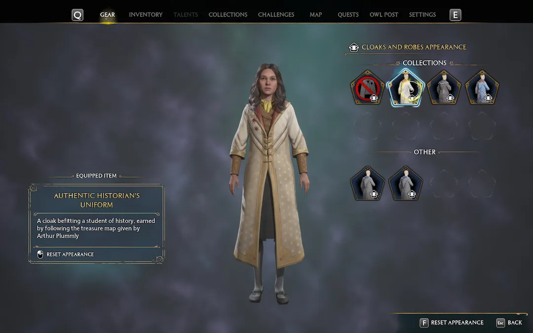 Vitrine d'uniforme d'historien authentique