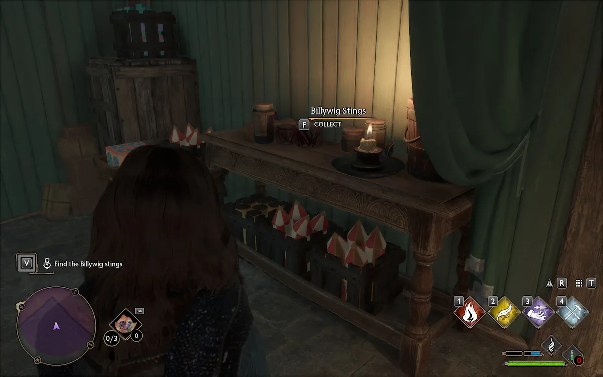 Garreth Sidequest Billywig piqûre