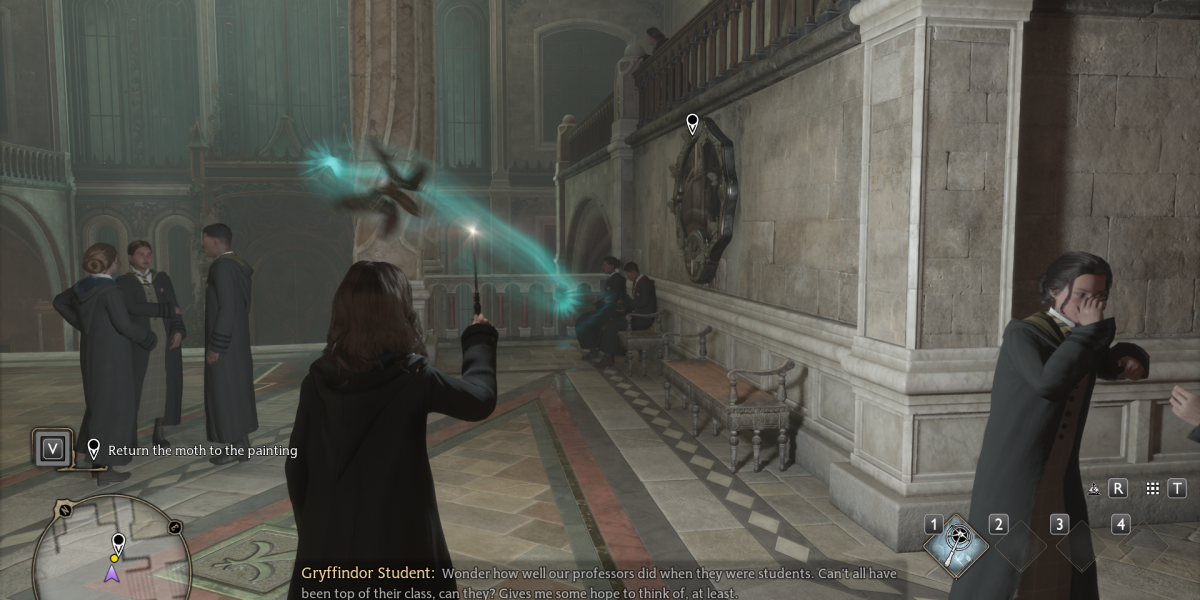 Hogwarts Legacy : Comment accomplir la quête "Like A Moth To A Frame"