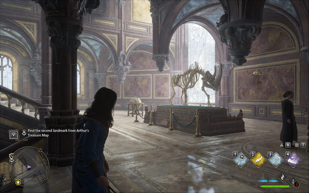 Hogwarts Legacy: Comment trouver la cache dans le dinosaure au trésor du château