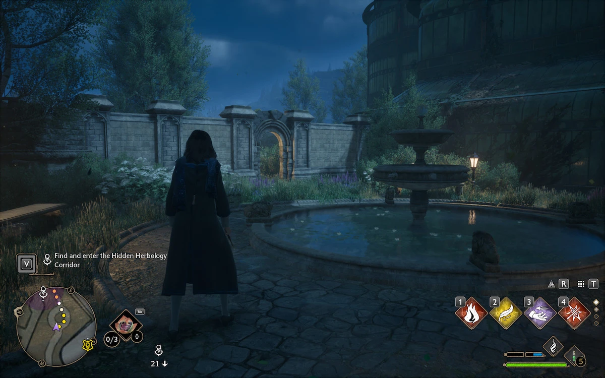 Hogwarts Legacy: Comment terminer la quête Venomous Valor Gateway Out By Fountain