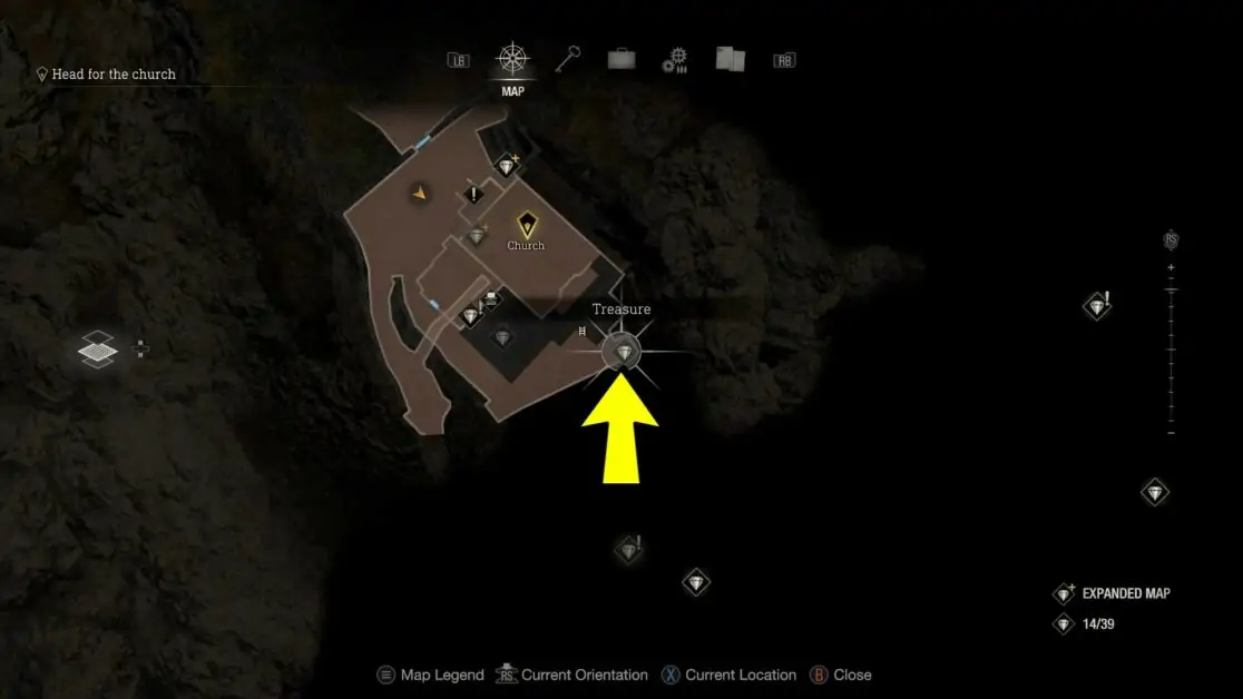 Resident Evil 4 Village Treasure location