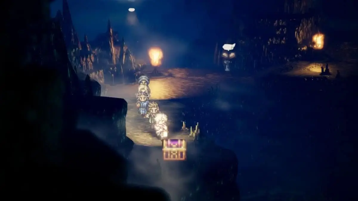 Octopath Traveler : Emplacement des coffres violets