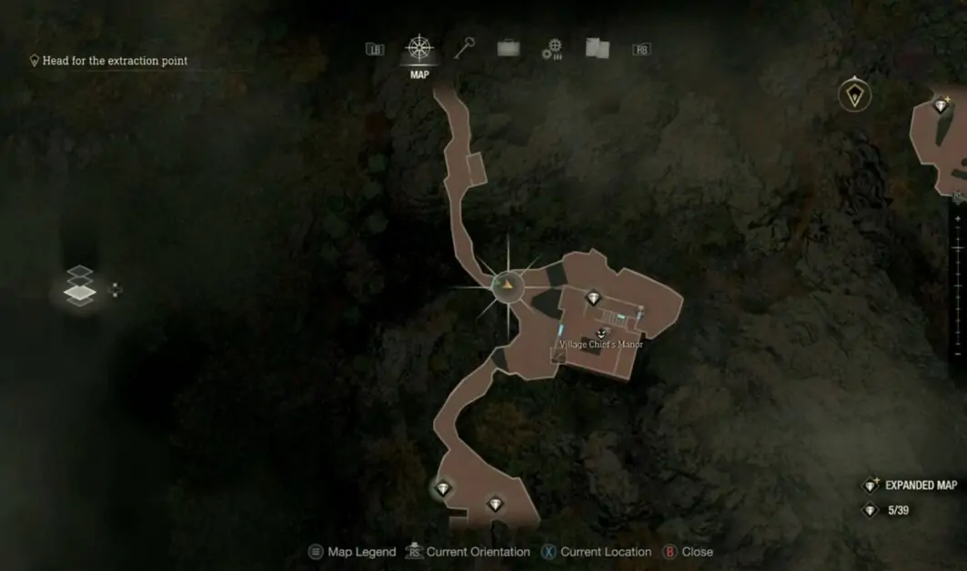 Grenier de l'emplacement du manoir du chef de village dans Resident Evil 4