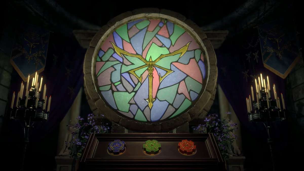 Puzzle d'église en vitrail RE4