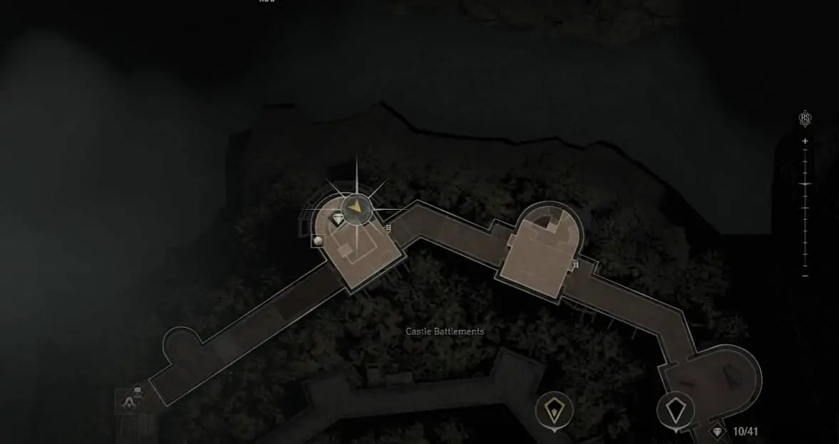 Clockwork Castellan dans Castle Battlement RE4